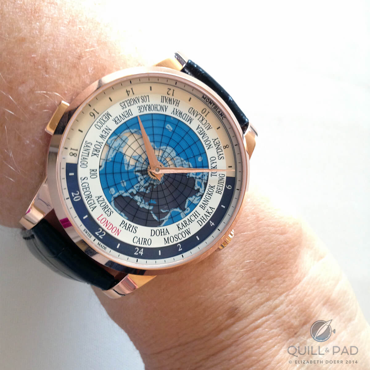 Montblanc Orbis Terrarum on the wrist