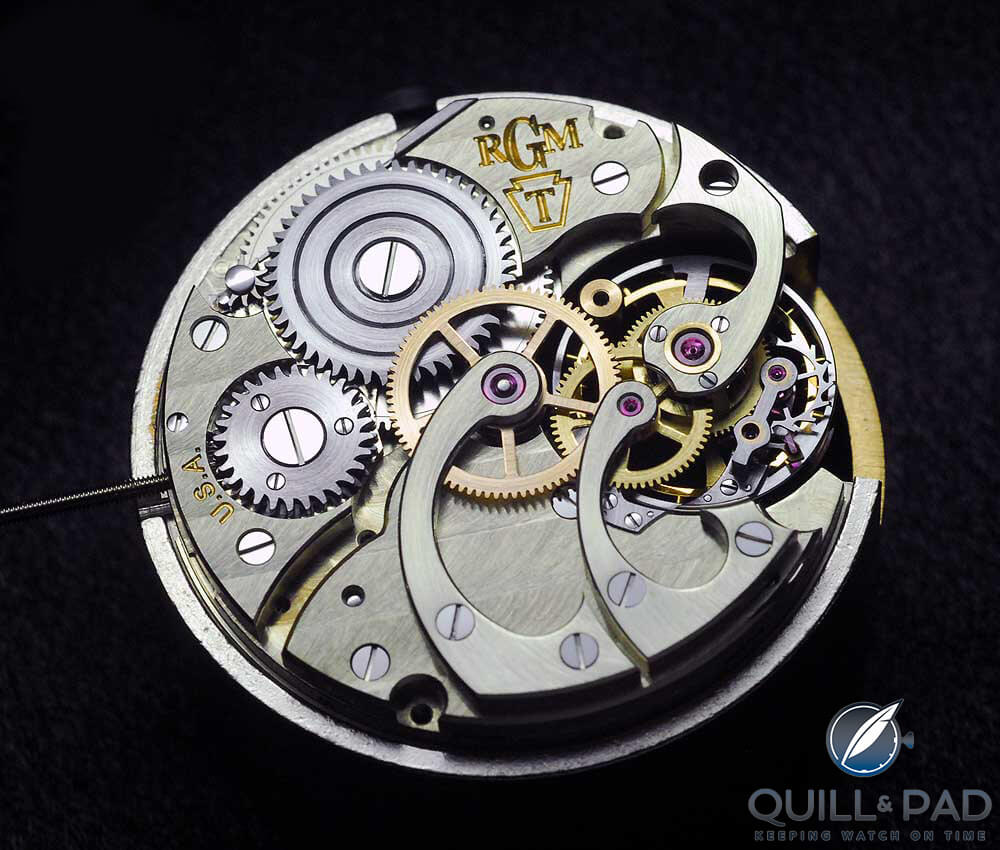 The RGM MM2 Pennsylvania Tourbillon movement