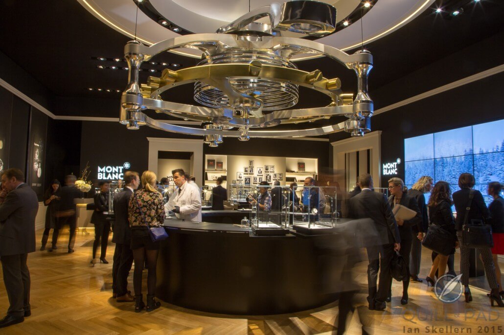 A 250-kilogram model of the Montblanc ExoTourbillon at the 2015 SIHH