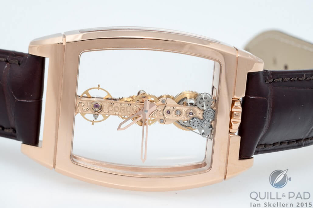 The Corum Golden Bridge takes horological minimalism to its purest form