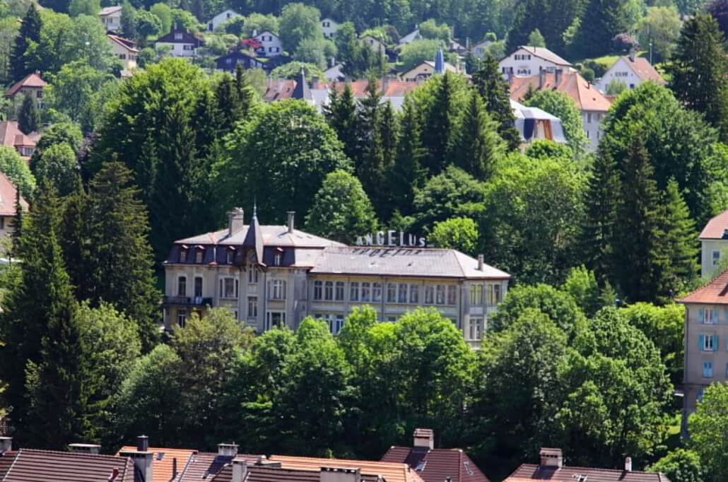The 1941 Angelus factory in Le Locle, Switzerland