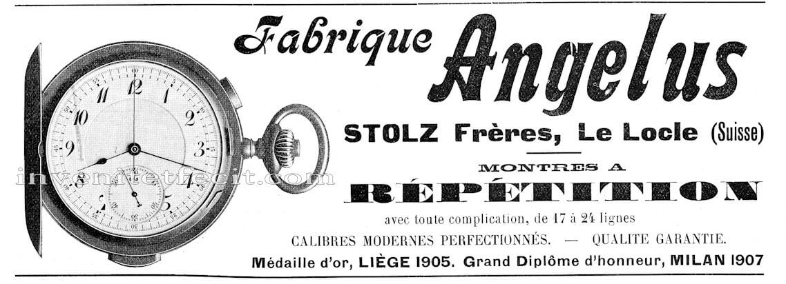 1914 advertisement for Angelus