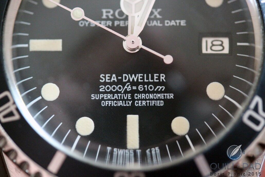 Rail dial with the Cs of
