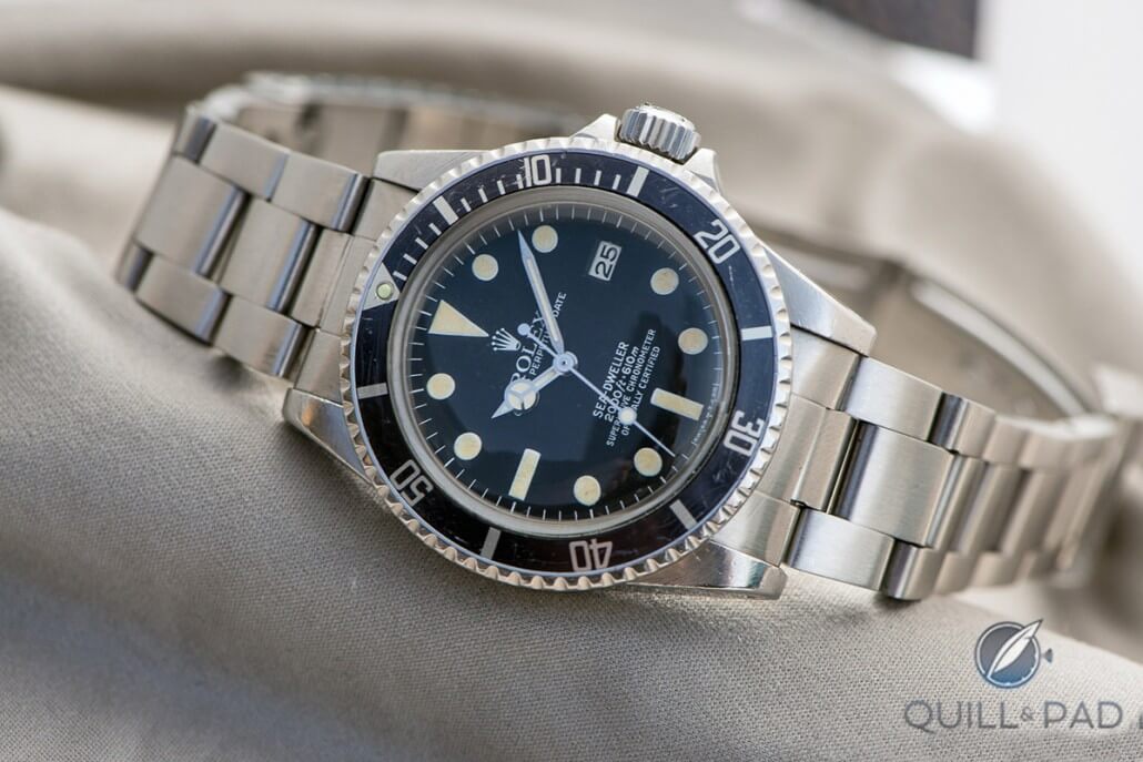 Rolex Sea-Dweller Reference 1665; tote that the two Cs do not line up vertically, so this is not a