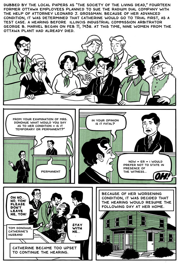 Radium Girls cartoon (courtesy www.emigennis.com)