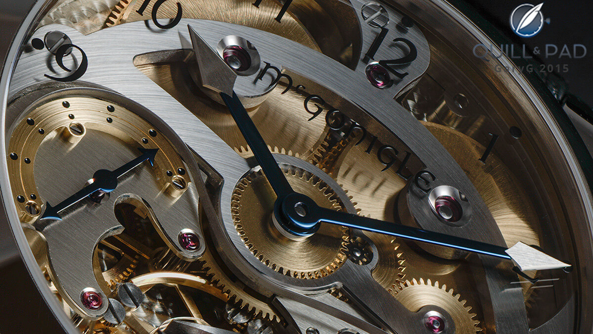 Movement detail of the McGonigle Tuscar One of Ten