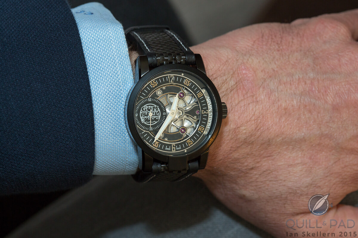 Armin Strom Double Barrel Gumball 3000 wristshot