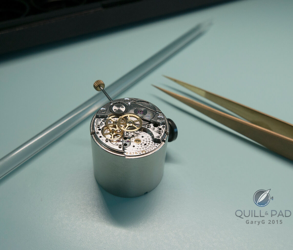Getting there: partially assembled Audemars Piguet Caliber 3090
