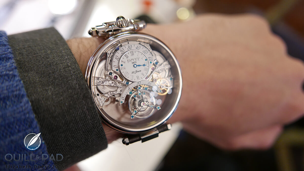 wristshot Bovet Amadeo Fleurier Braveheart Tourbillon