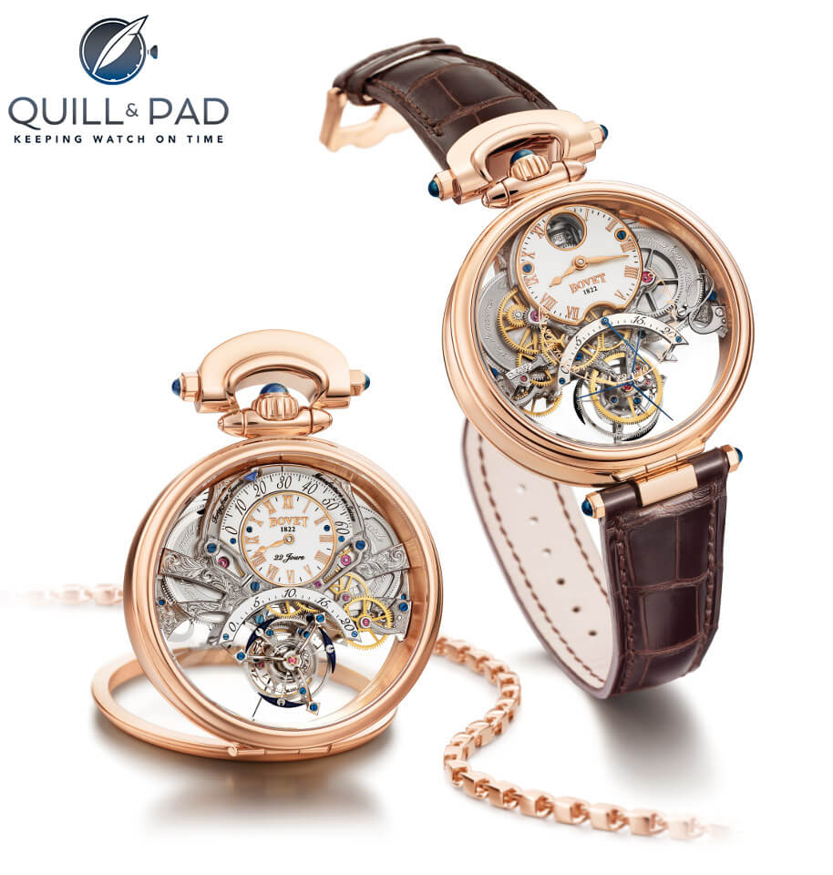 The two ways to wear the Bovet Amadeo Fleurier BraveHeart Tourbillon