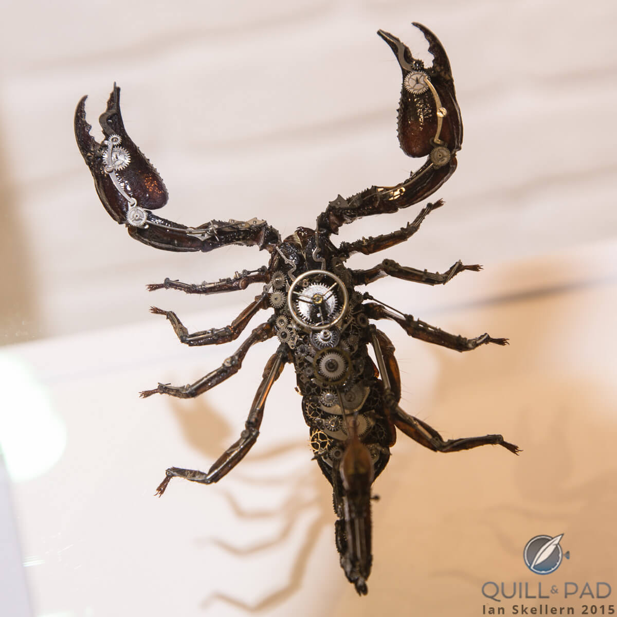 Gaby Wormann MeCre Scorpion at MB&F's M.A.D. Gallery