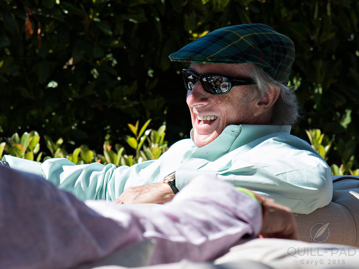 Longtime Rolex brand ambassador Sir Jackie Stewart