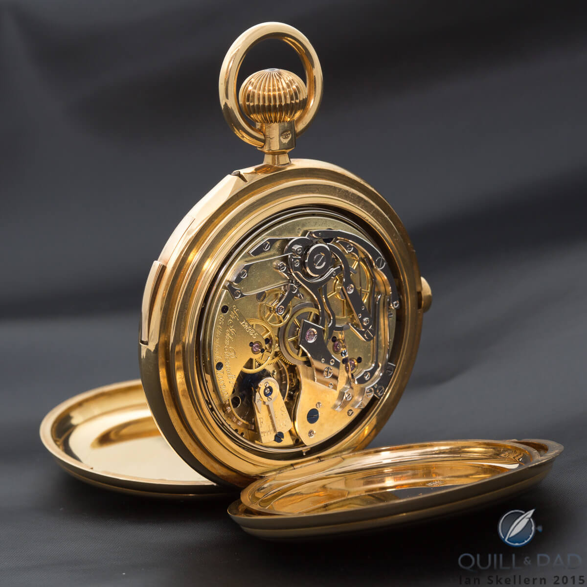 Louis Audemars pocket watch circa 1880 featuring minute repeater, perpetual calendar, and chronograph