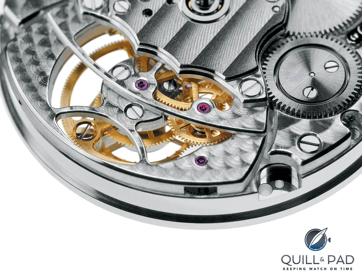 Movement detail of the Blancpain Tourbillon Carrousel