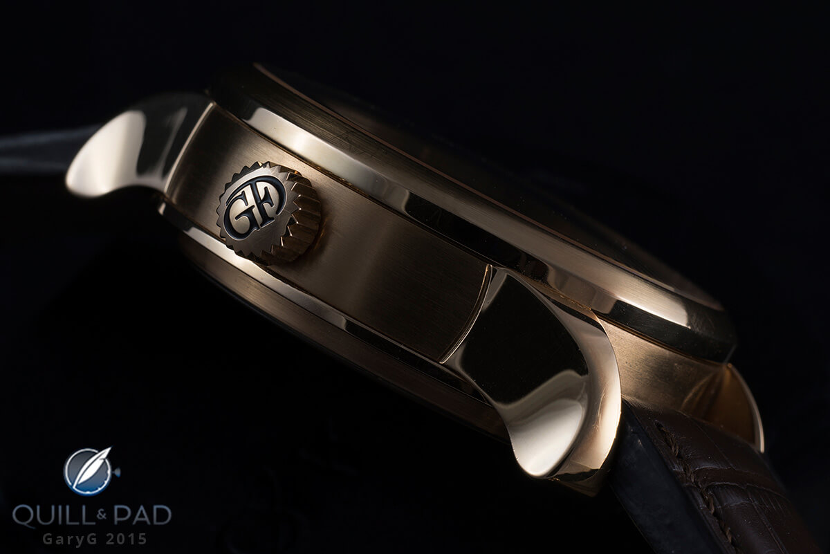 Details that count: sinuous lugs and engraved crown on the Greubel Forsey Invention Piece 1