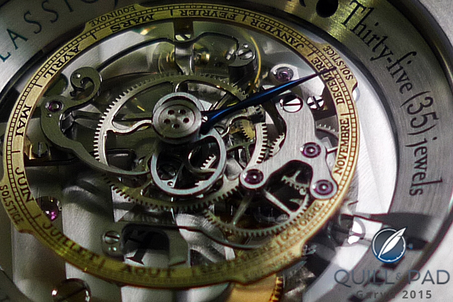 Movement detail: Classic Janvier by Vianney Halter