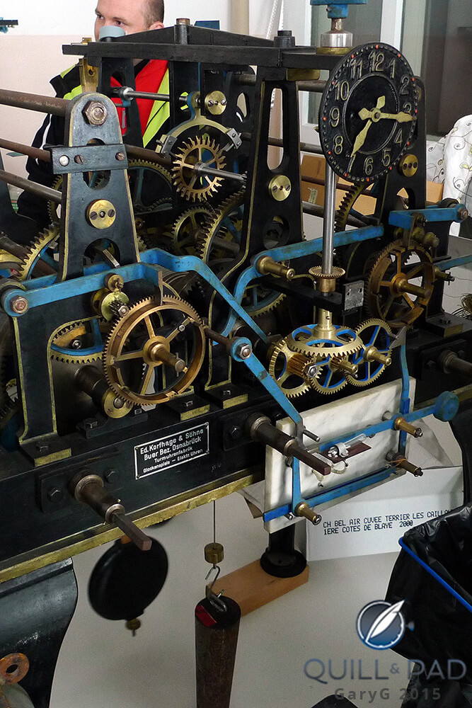 In on the ground floor: tower clock movement at Vianney Halter’s workshop