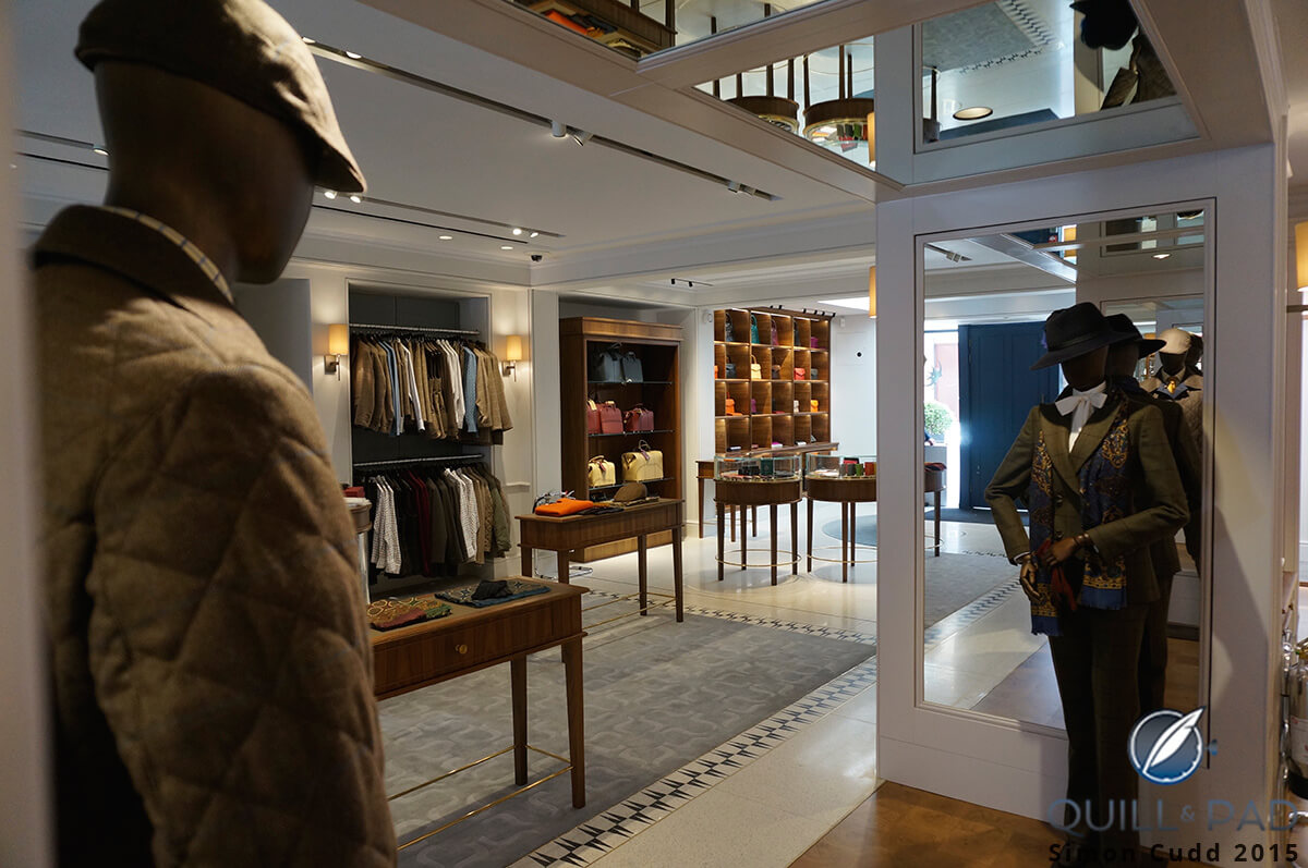 Menswear department at William & Son, London
