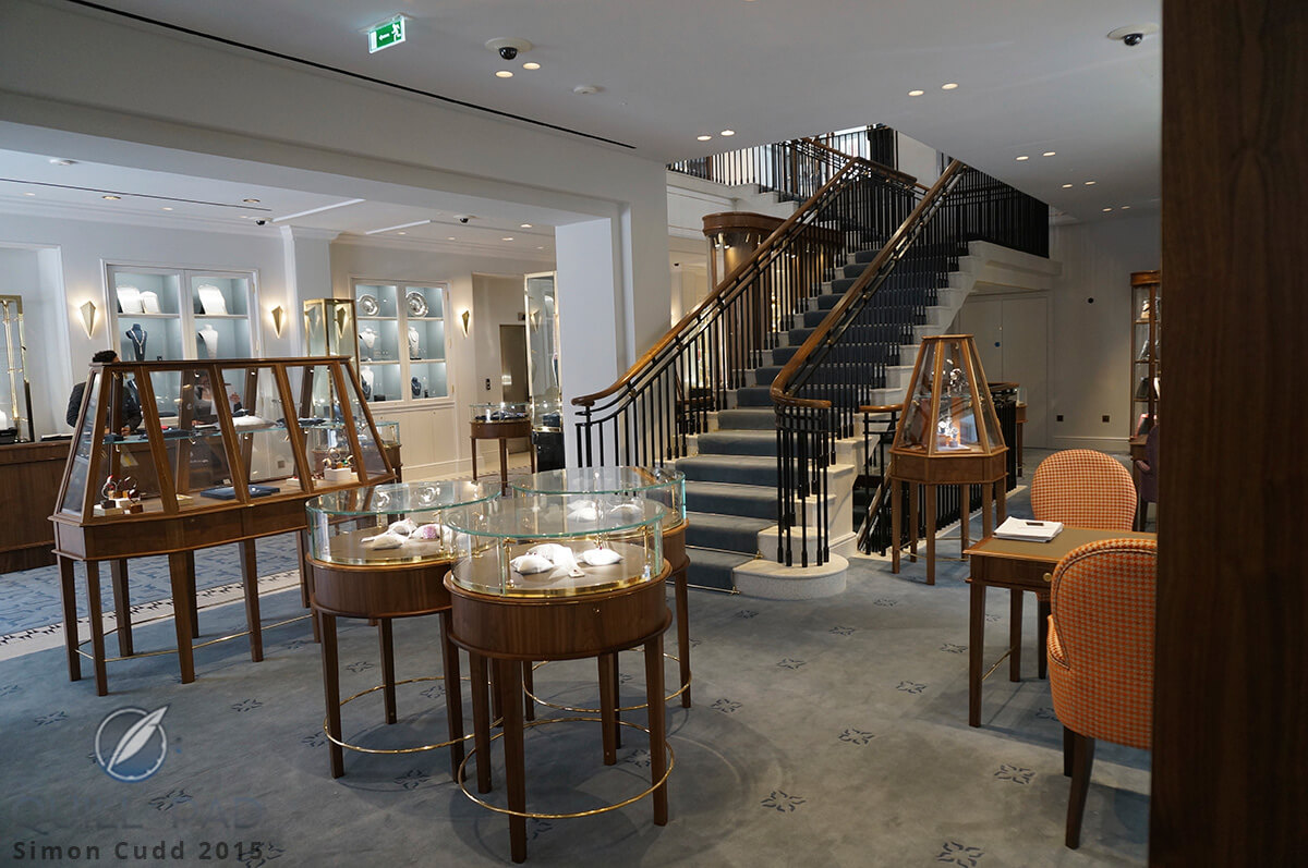 The watch department at William & Son, London