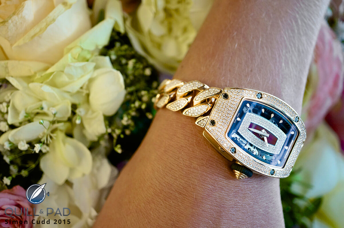 Richard Mille RM 07-01 on an open-link bracelet