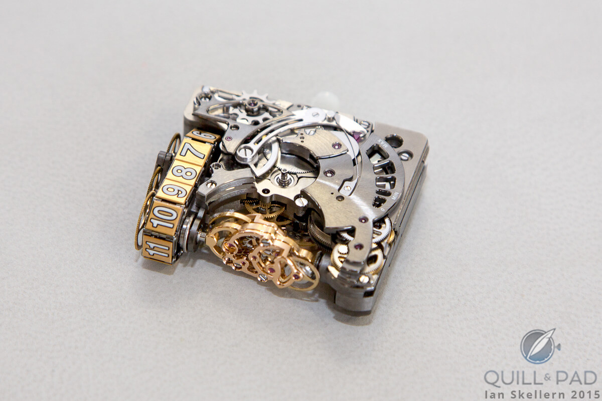 Caliber HLR2.2 movement of the Hautlence Vortex