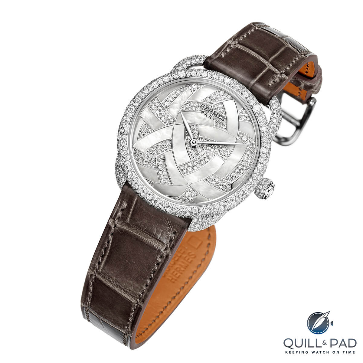 Hermès Arceau Temari with mother-of-pearl marquetry