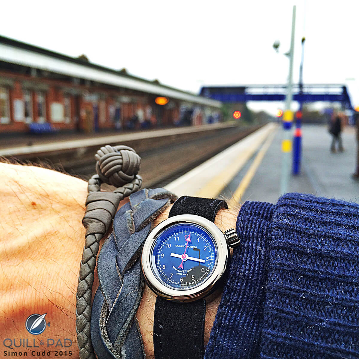 Wrist shot of the Mazzuoli Manometrino