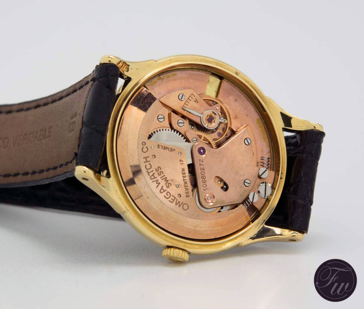 Caliber 30.10 inside the 1948 Omega Centenary Reference 2500