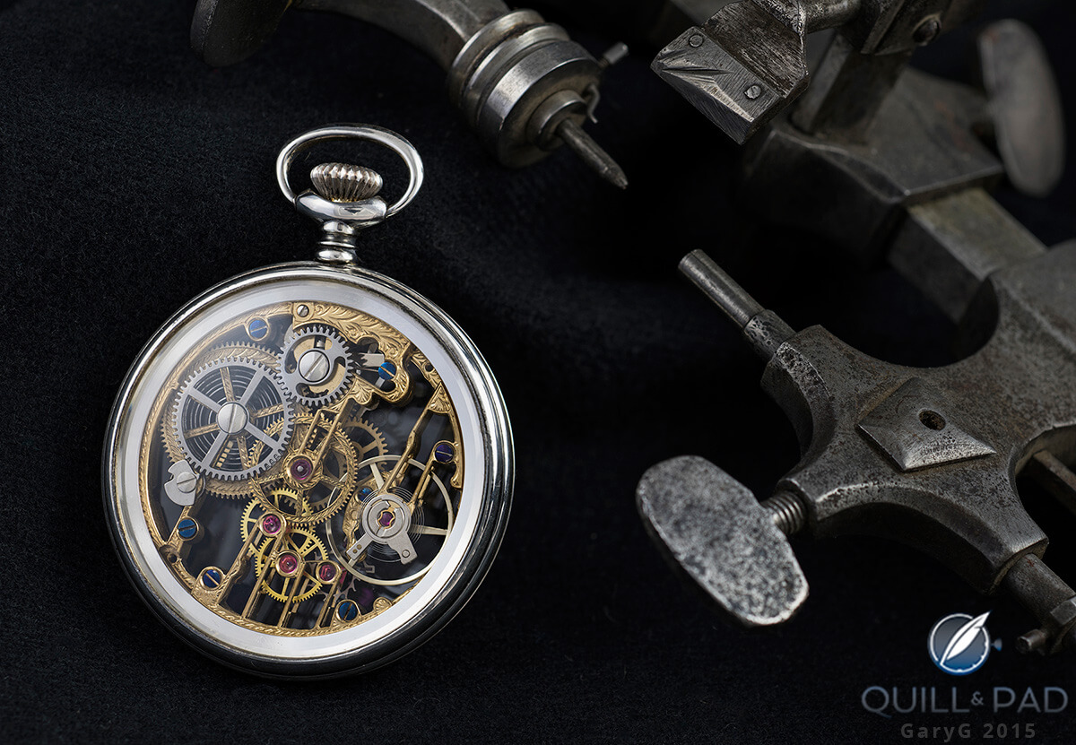 Reverse of the G.N. Papi No.1 pocket watch