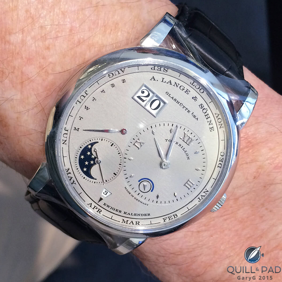 Lange 1 Tourbillon Perpetual Calendar in platinum