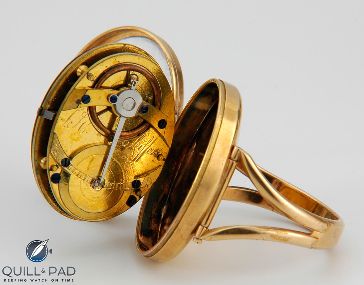 Seyffert ring watch circa 1780 (photo courtesy Staatliche Kunstsammlungen Dresden, Grünes Gewölbe, Peter Müller)