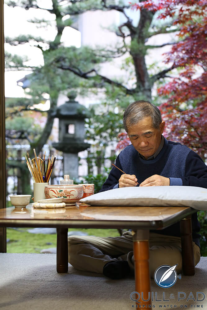 Buzan Fukushima painting Hermès Koma Kurabe dials