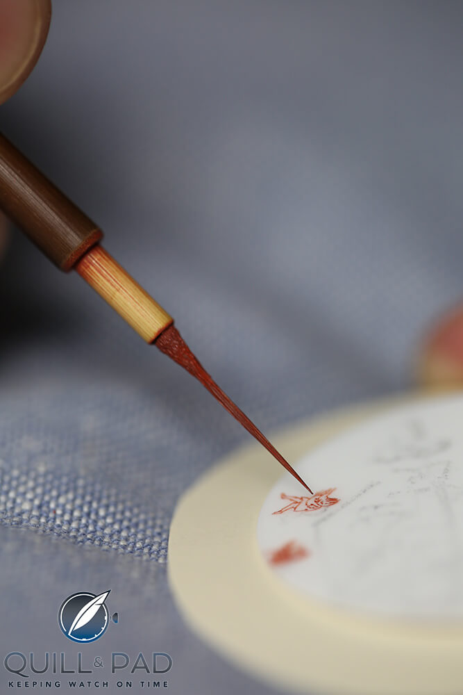 Painting the Hermès Koma Kurabe dials