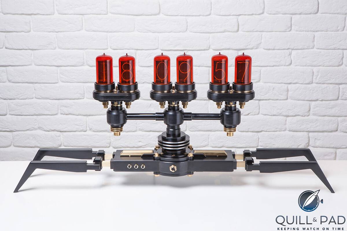 Nixie Machine for MB&F by Frank Buchwald; the idea and the Nixie tubes by Alberto Schileo