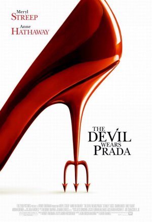 Poster for the film The Devil Wears Prada starring Bulgari wearing Meryl Streep
