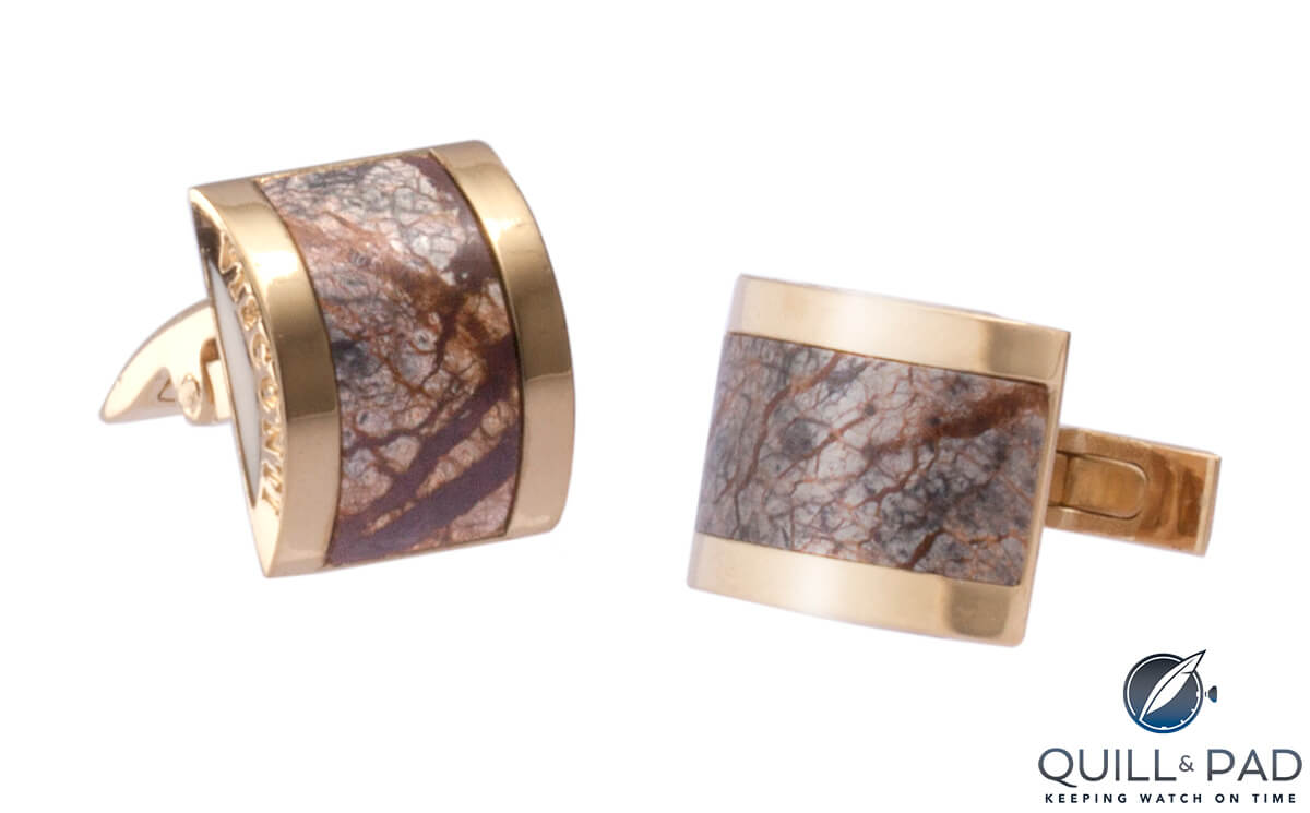 Visconti Millionaire Forest Brown cuff links