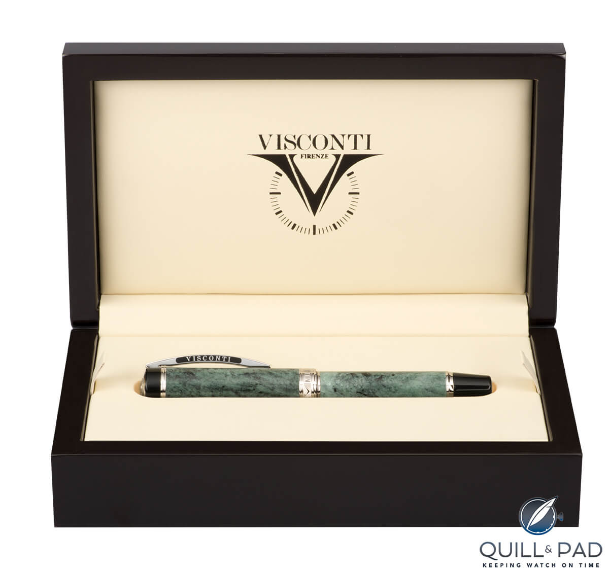 Green Visconti Millionaire in presentation case