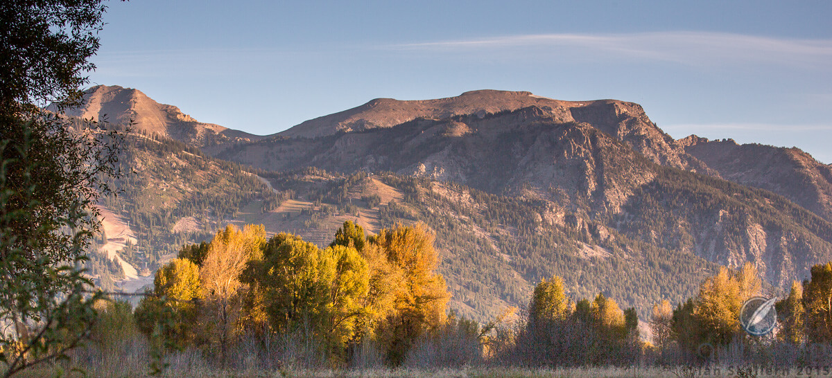 The Teton mountains flank one side of Jackson Hole