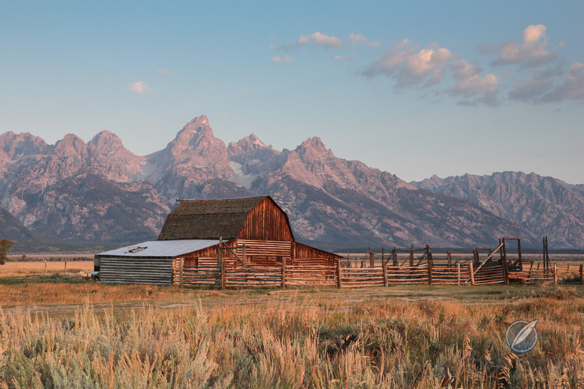 This old Mormon farmhouse near Jackson is popular with photographers