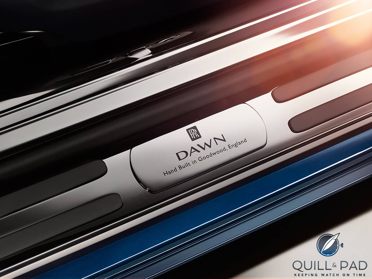 The 2015 Rolls-Royce Dawn: hand-built in Goodwood, England