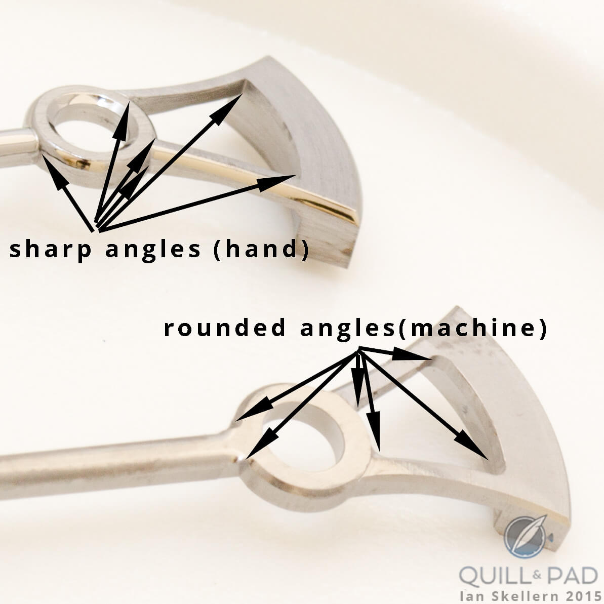 Hand-finishing on this upper constant force bridge for Romain Gauthier's Logical One makes all the difference
