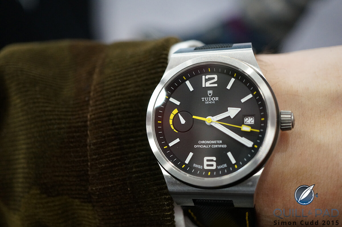 Tudor North Flag wristshot