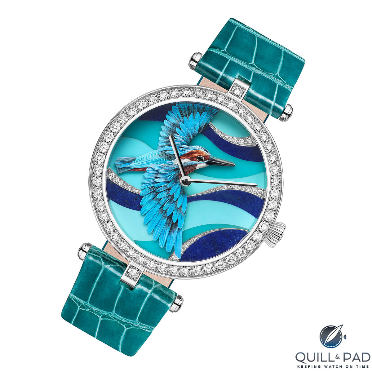 Van Cleef & Arpels Lady Arpels Martin Pêcheur Azur