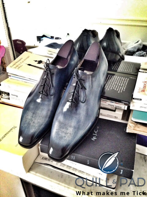 Berluti Oxfords in blue