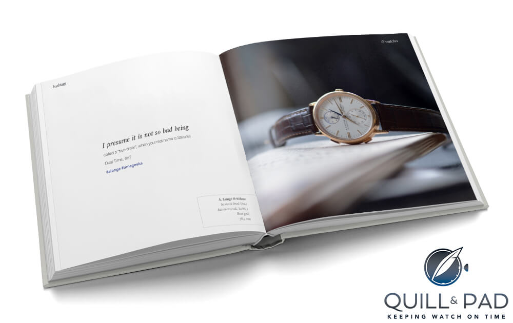 From Kristian Haagen’s ‘Hashtags and Watches’: a “two-timing” A. Lange & Söhne Saxonia Dual Time