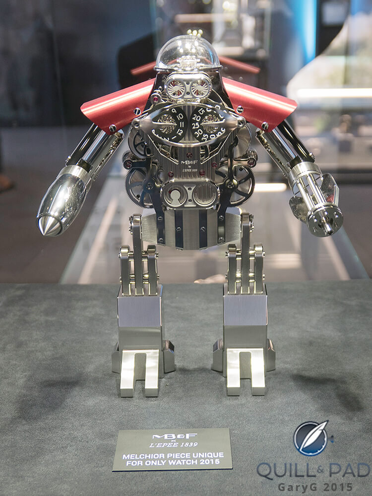 Strong performance: MB&F Melchior for Only Watch 2015