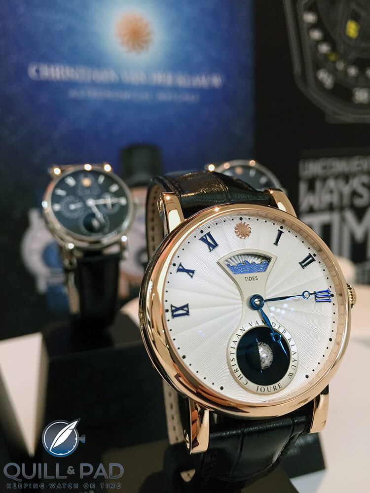 Christiaan van der Klaauw Real Moon Tides on display at SalonQP 2015
