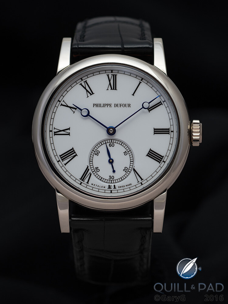 Straight on: Philippe Dufour Simplicity