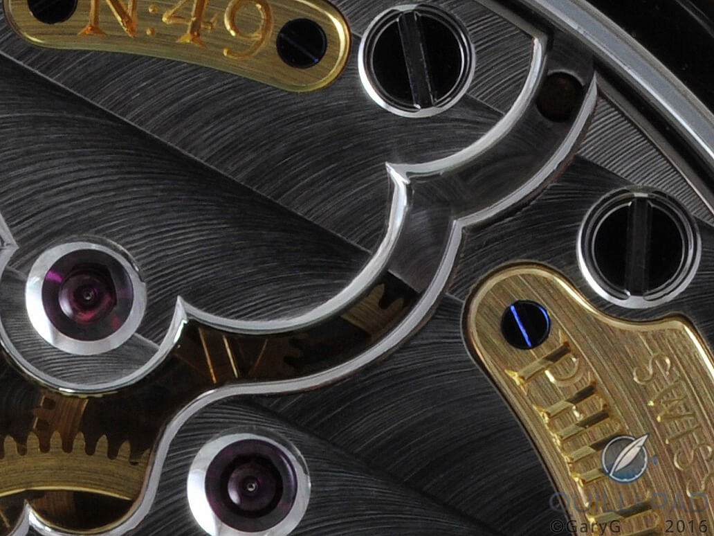 Movement detail of the Philippe Dufour Simplicity