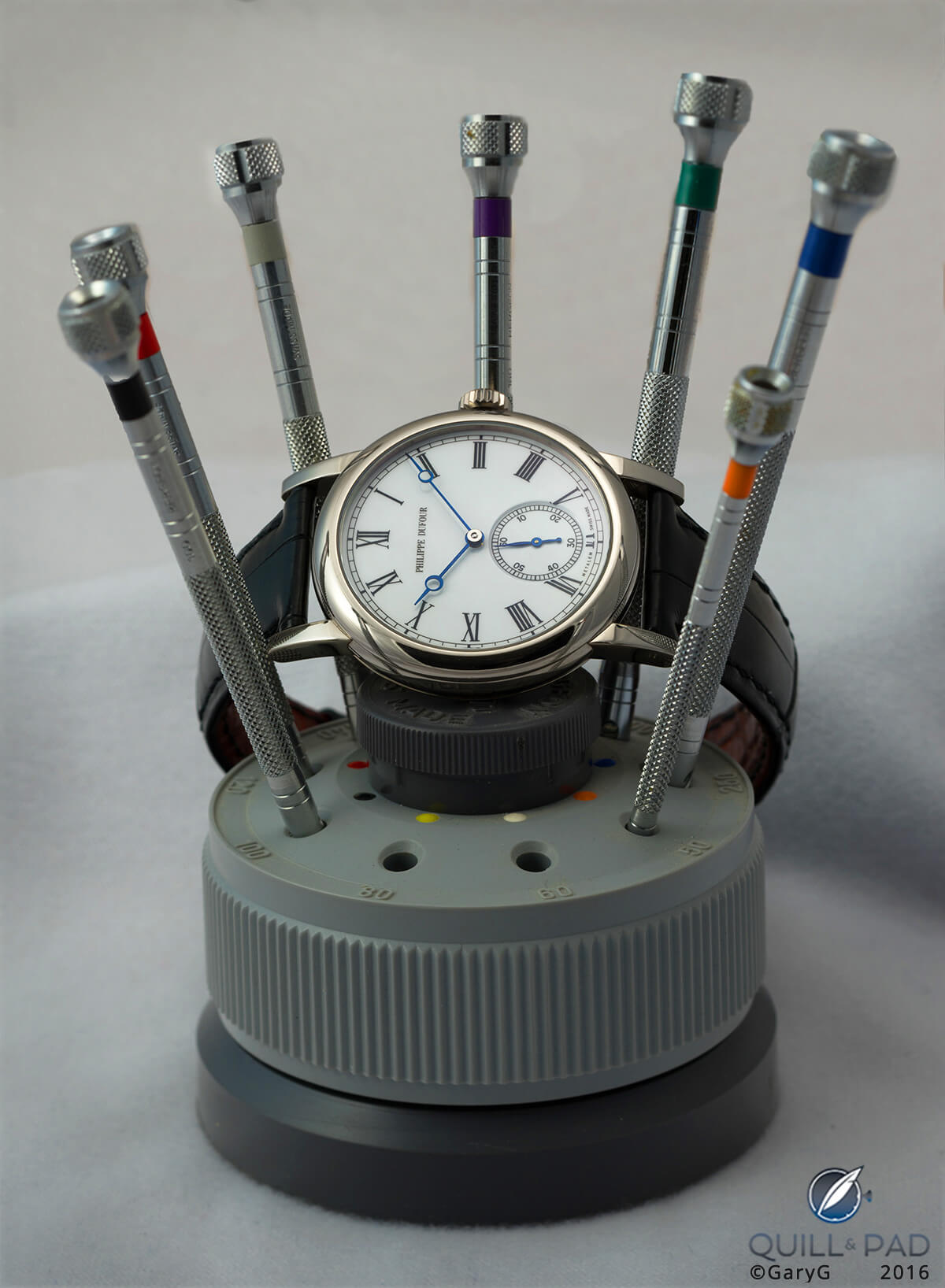 With the tools of the trade: Philippe Dufour Simplicity